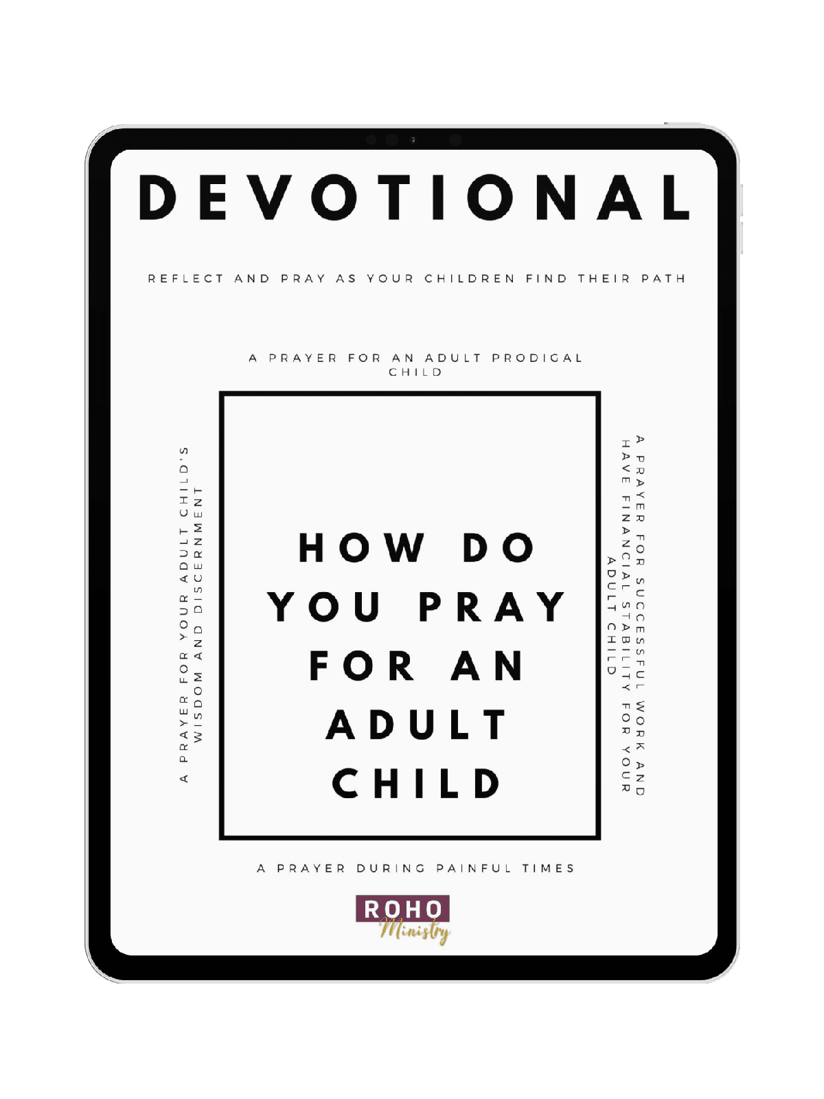 FREE&ndash;How Do You Pray for an Adult Child Devotional Guide daily devotionals, morning prayer, scriptures, bible study
