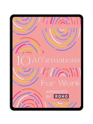 FREE&ndash;10 Affirmations about Work daily devotionals, morning prayer, scriptures, bible study