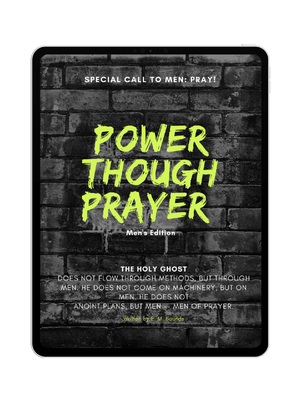 Power Though Prayer (Men's Guide) daily devotionals, morning prayer, scriptures, bible study