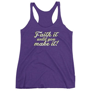 Faith It Fitness Top (Women) daily devotionals, morning prayer, scriptures, bible study