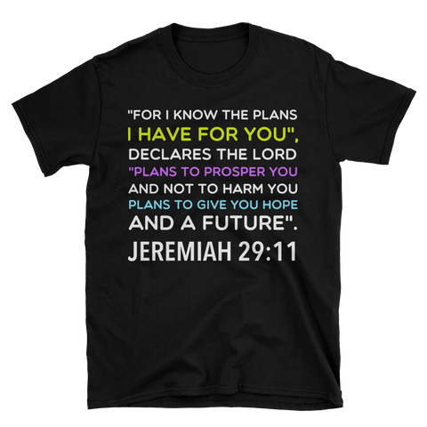 I Know the Plans T-Shirts daily devotionals, morning prayer, scriptures, bible study